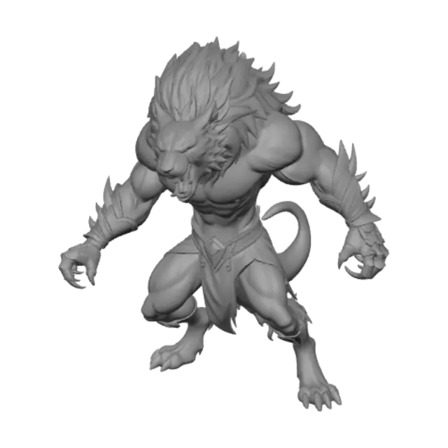 3D model for Moonfang Warlord