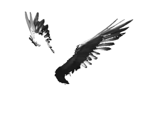 QụaCrow - Cryptid 3D model, vytvořený pomocí AI