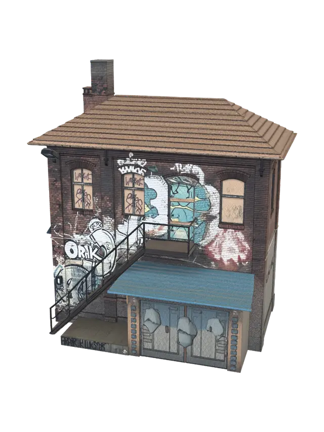 3D model for Graffiti Brickhouse