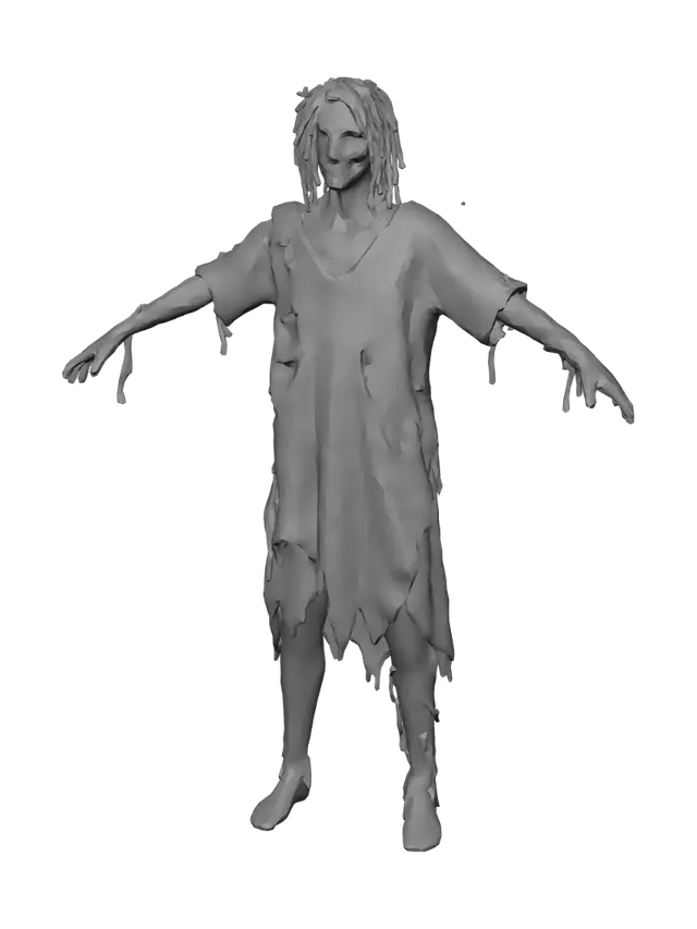 3D model for Ragged Wraith