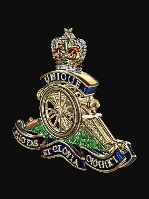 3D model for Royal Artillery Crest