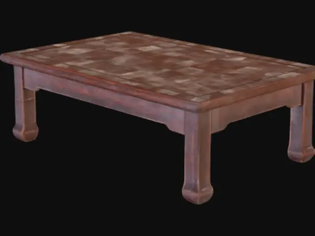 3D model for Edō Wooden Table Elegance
