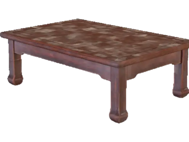 3D model for Edō Wooden Table Elegance