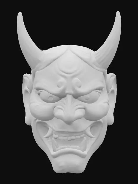 3D model for Hannya Demon Mask