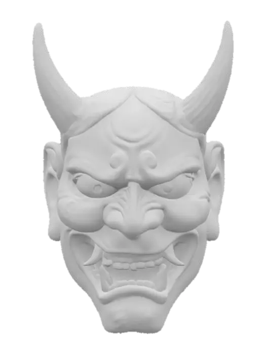 3D model for Hannya Demon Mask