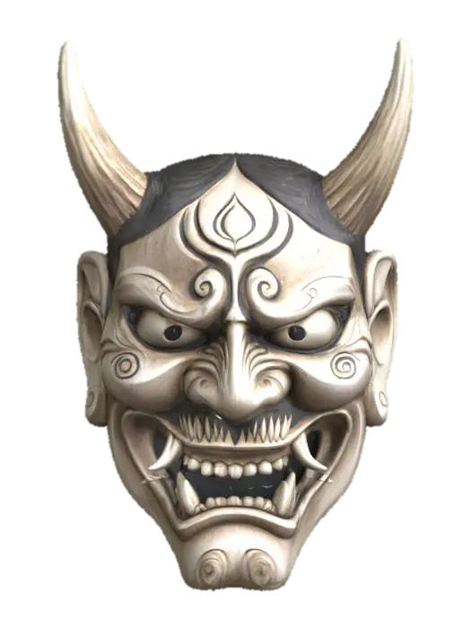 3D model for Hannya Demon Mask