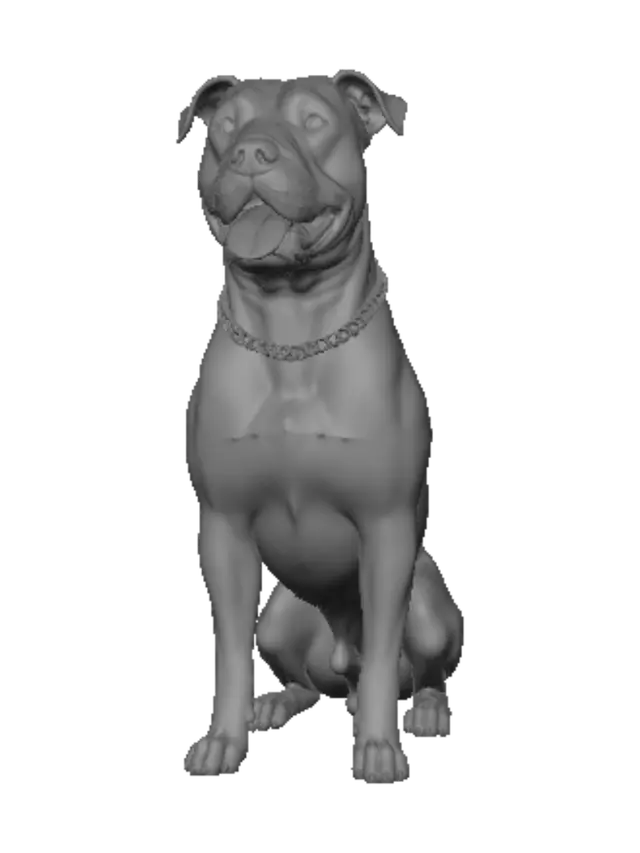 3D model for Sunny Pit Bull