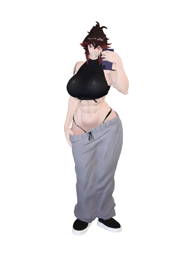 3D model for Musclebound Selfie