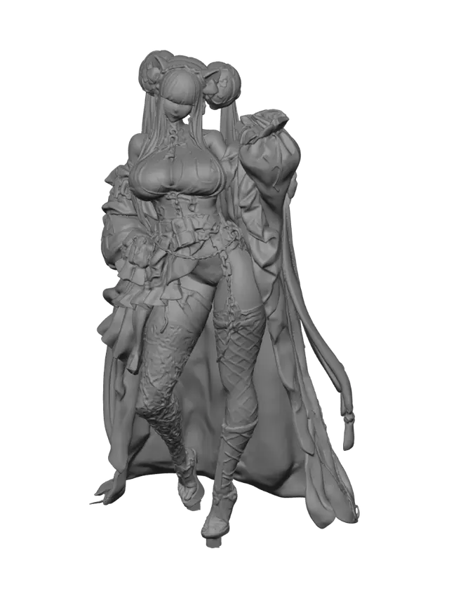 3D model for Crimson Chains in Velvet Shadows