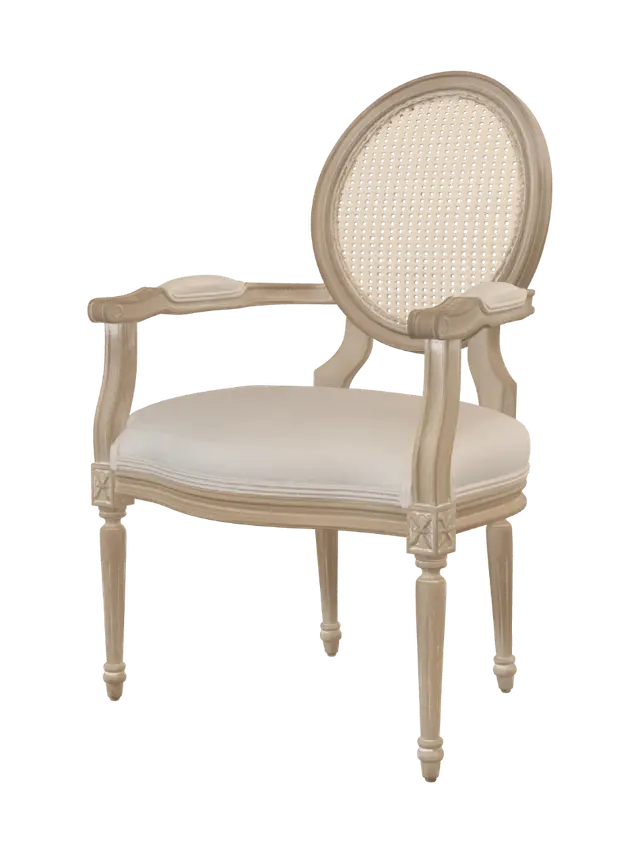 3D model for Cane-back Armchair