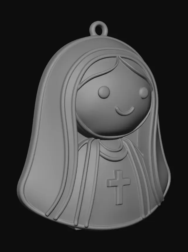 3D model for Virgin Mary
