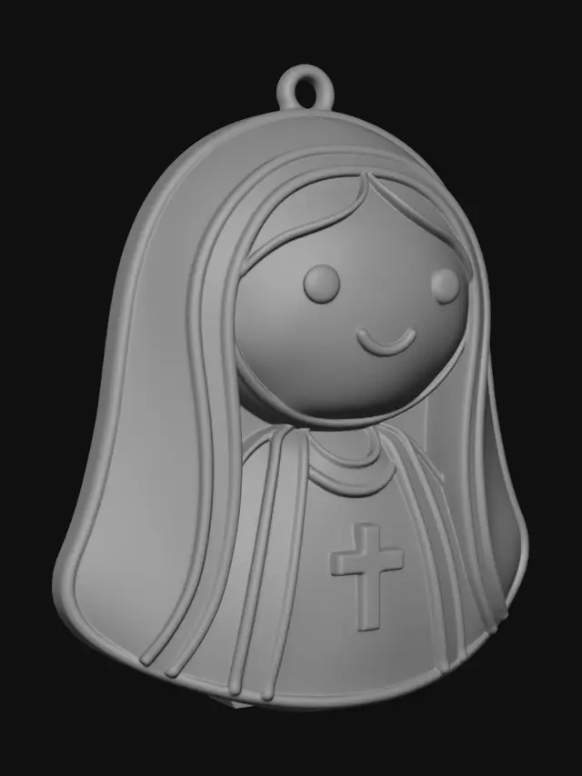 3D model for Virgin Mary