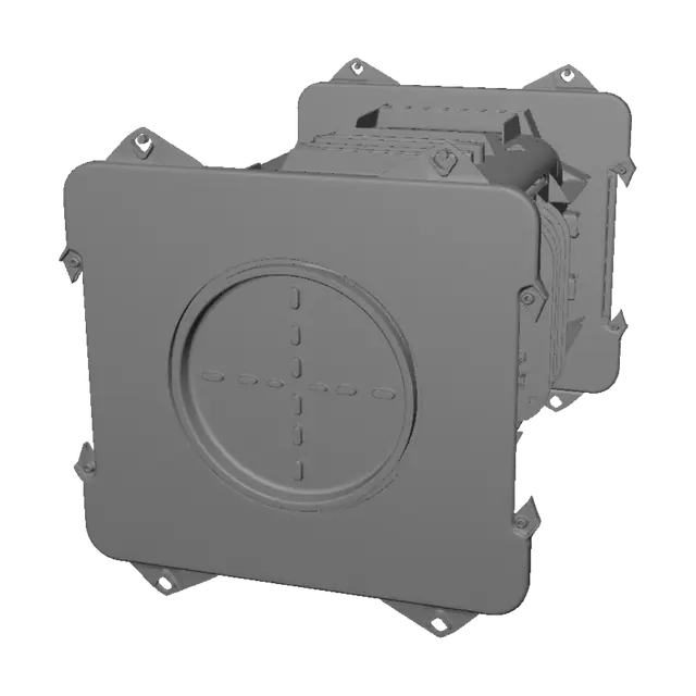 3D model for Circular dial in square enclosure diagram 419mm