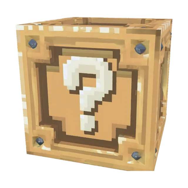 3D model for Golden Question Block