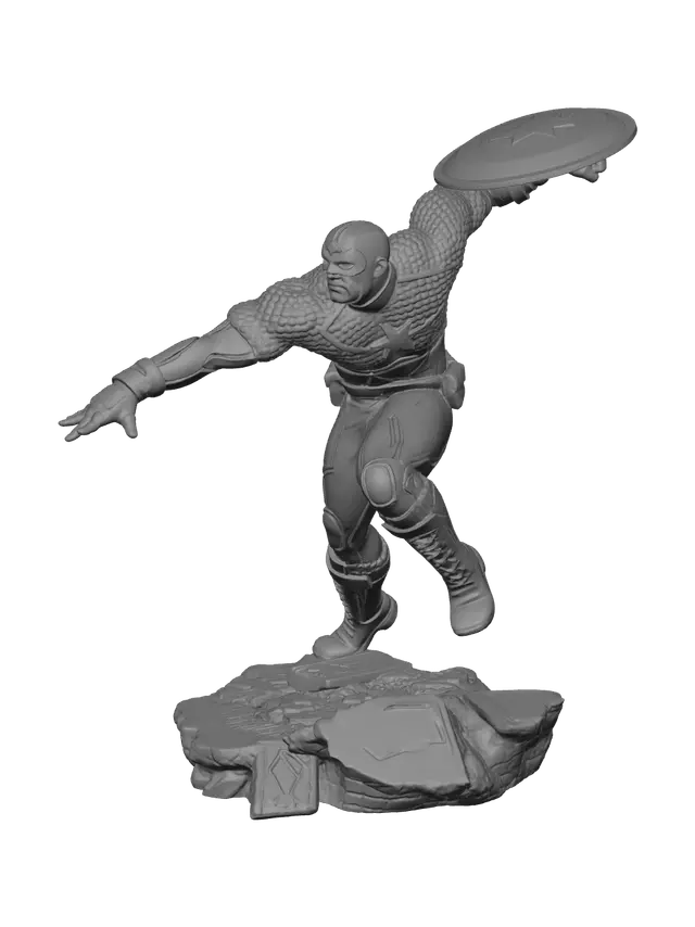 3D model for Captain America
