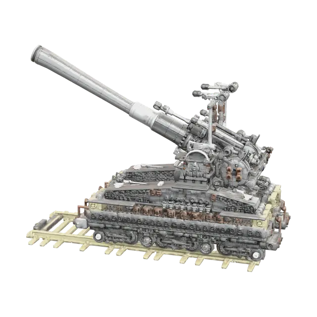3D model for Gustav Gun