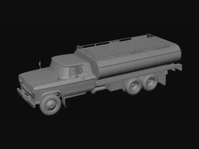 3D model for Dodge DP-600 Tanker with Franja Azul