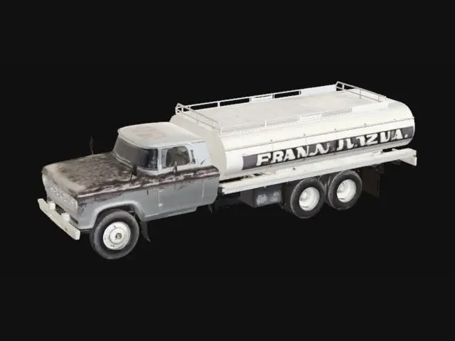 3D model for Dodge DP-600 Tanker with Franja Azul