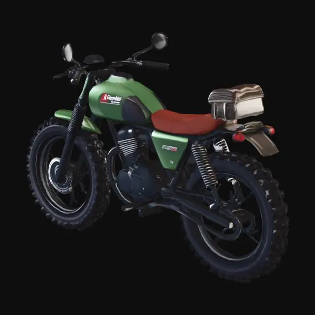 3D model for Rural motorbike