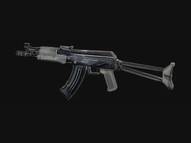 3D model for Iranian Kalashnikov with Folding Stock