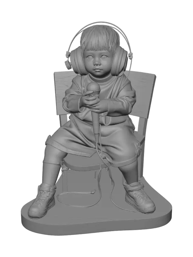 3D model for Tiny Karaoke Star