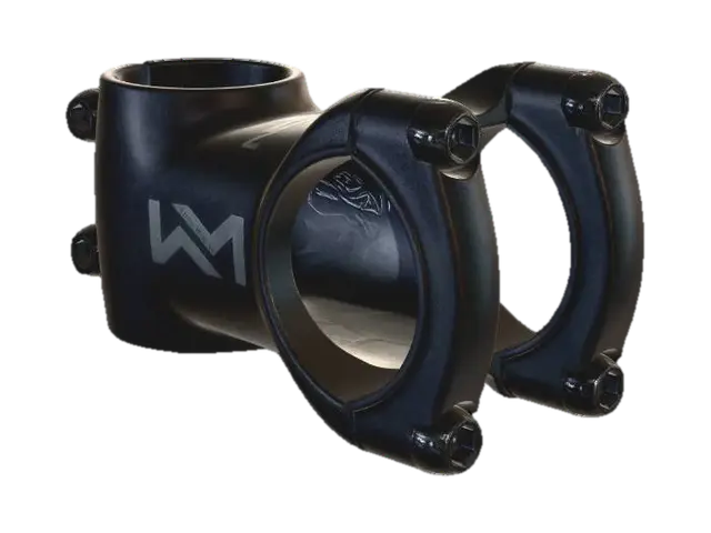 Two-bolt bicycle stem clamp model 3D, wygenerowany przez AI