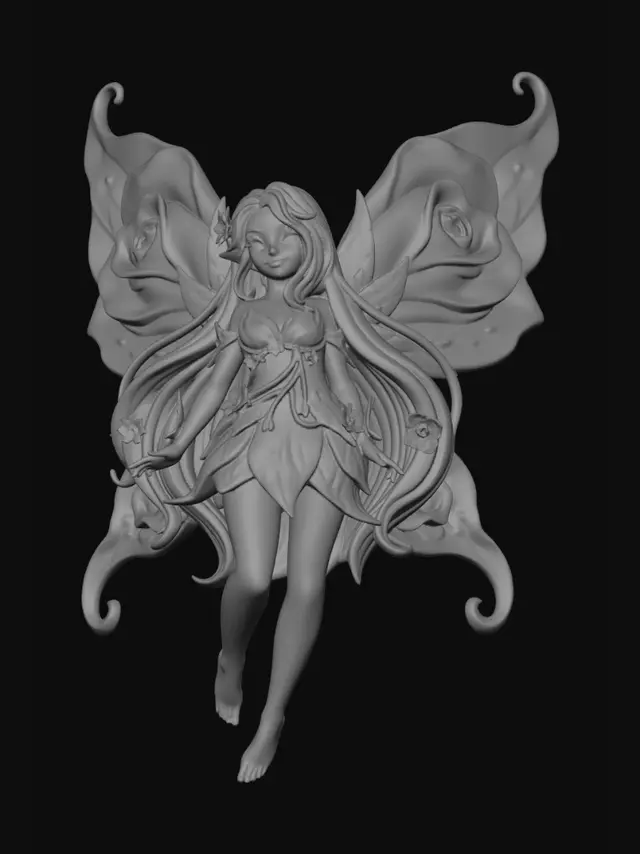 3D model for Pastel Petal Fairy