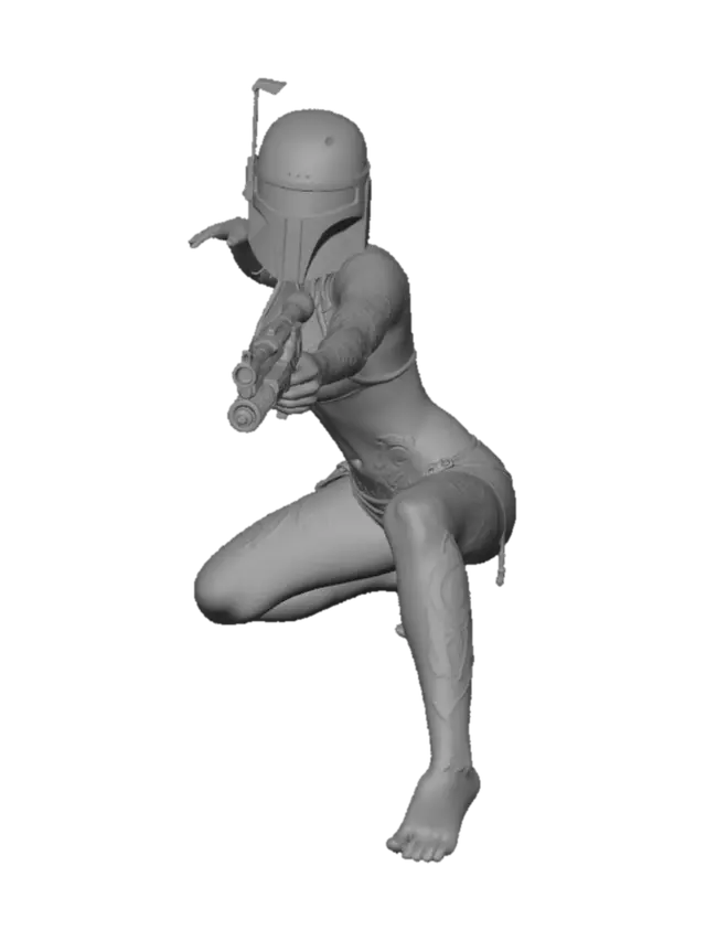 3D model for Neon Bounty Hunter