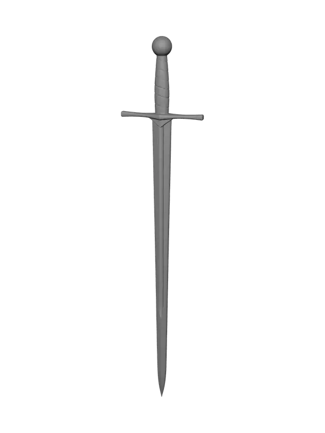 3D model for Stylized Twohandedsword