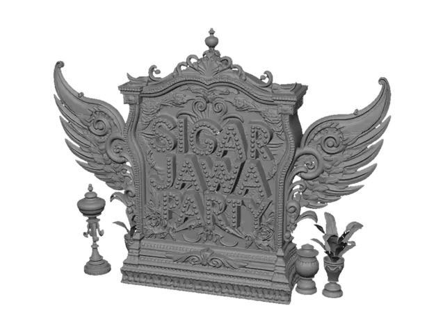 3D model for Cigar Java Party