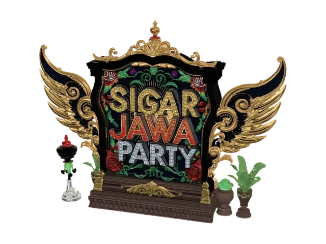 3D model for Cigar Java Party