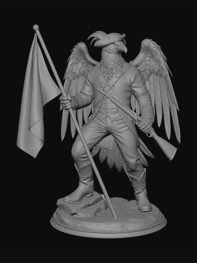 3D model for Eagle of Liberty