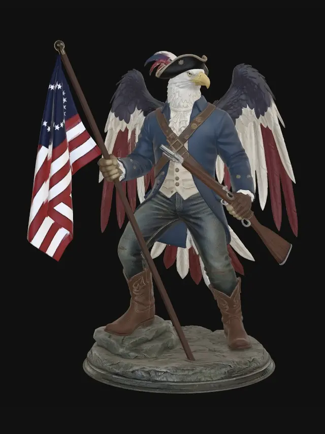 3D model for Eagle of Liberty