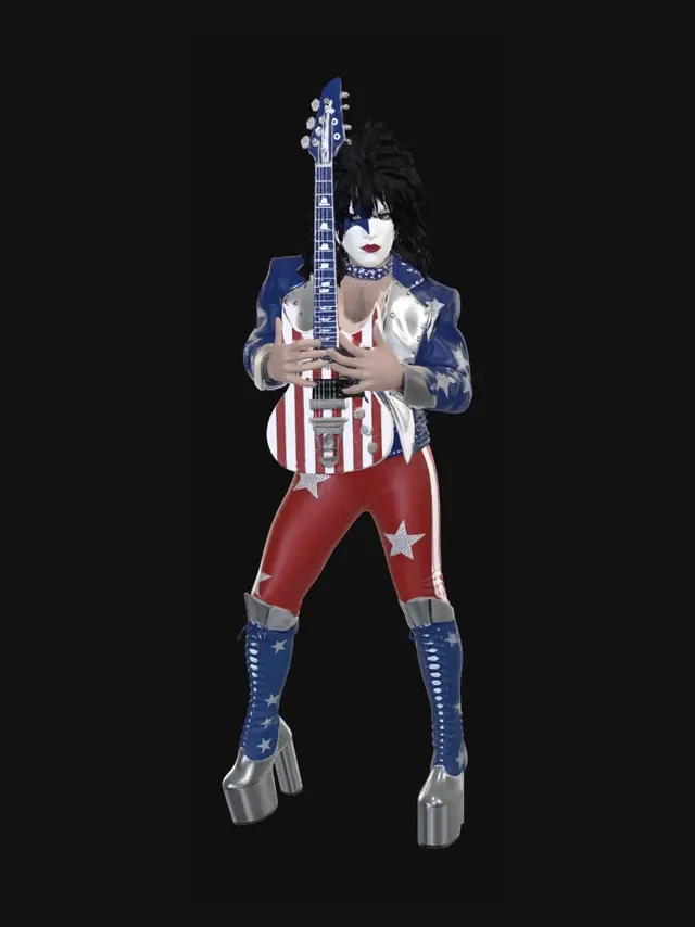 3D model for Stars and Stripes Rocker