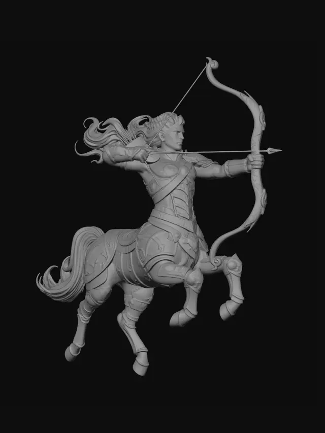 3D model for Celestial Archer