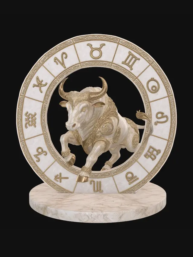 3D model for Golden Bull in the Zodiac Ring