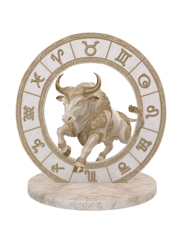Taurus - Zodiac 3D model, vytvořený pomocí AI