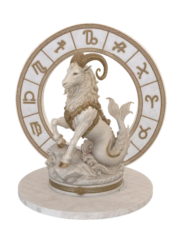 Capricorn - Zodiac 3D model, vytvořený pomocí AI
