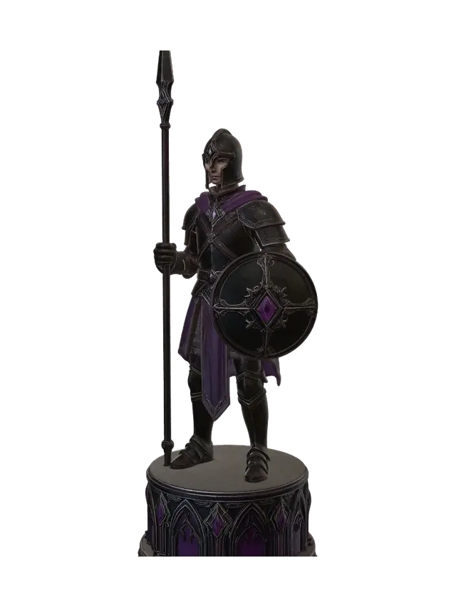 Create a new chess pawn figurine in the same dark gothic fantasy art style as these… - Stable 3D model, vytvořený pomocí AI