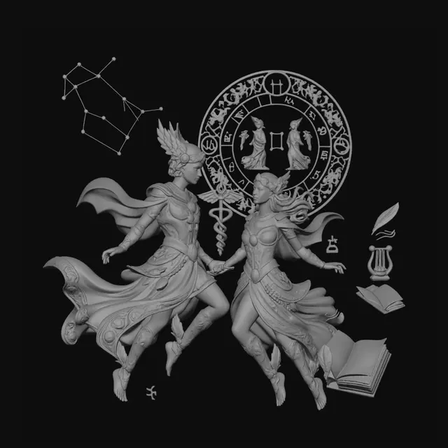 3D model for Dance of the Zodiac