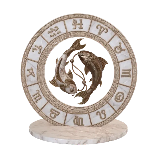 3D model for Koi Zodiac Circle