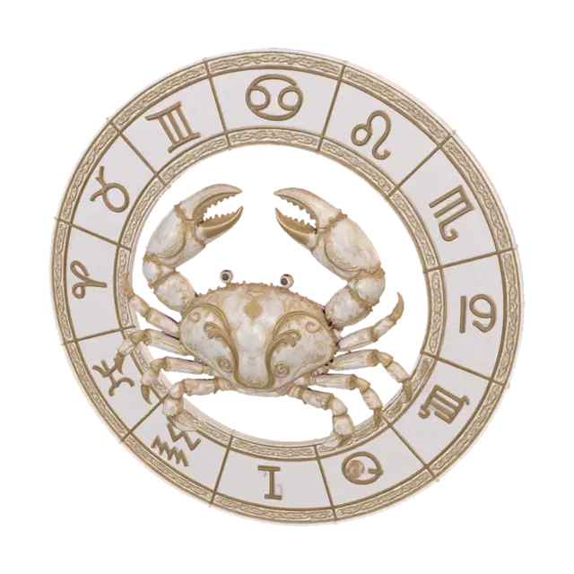 3D model for Golden Crab in the Zodiac Wheel