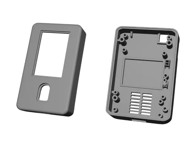 3D model for Two-Part Enclosure for 2.4in TFT Touch Screen