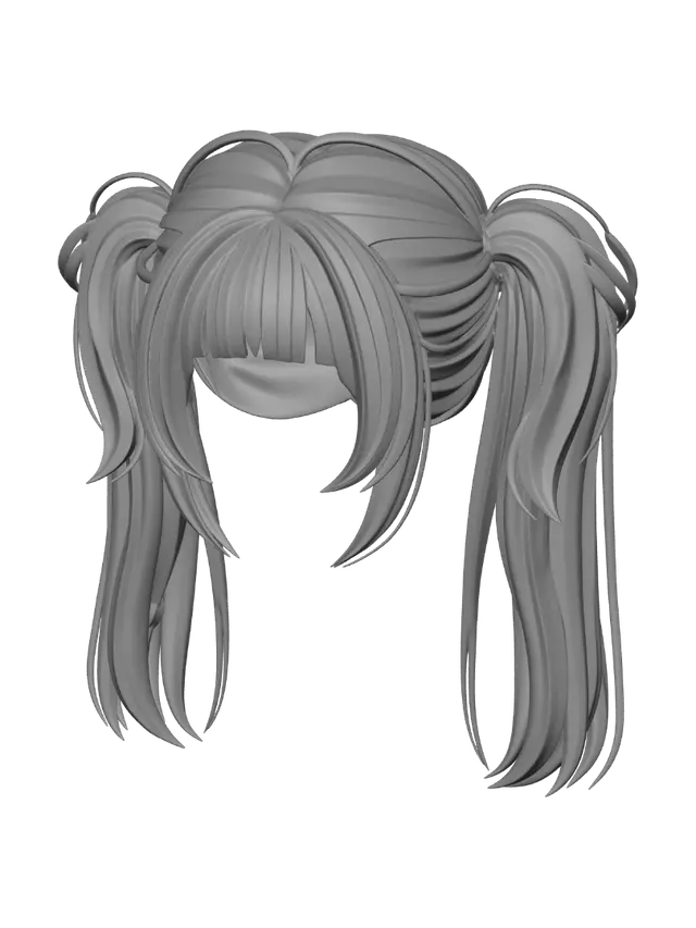 3D model for Midnight Twin Tails