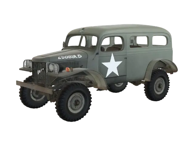 3D model for WWII US Army Jeep