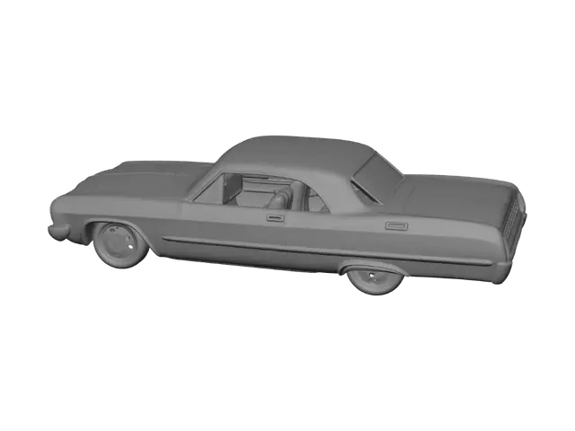 3D model for Flaming Hot Rod