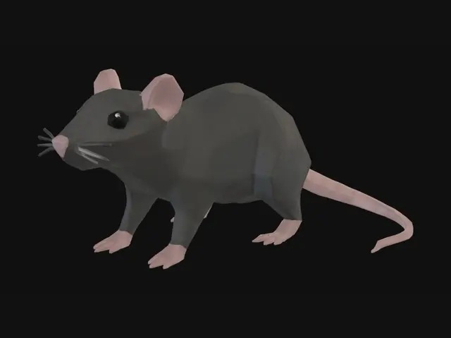 3D model for Low-Poly Rat