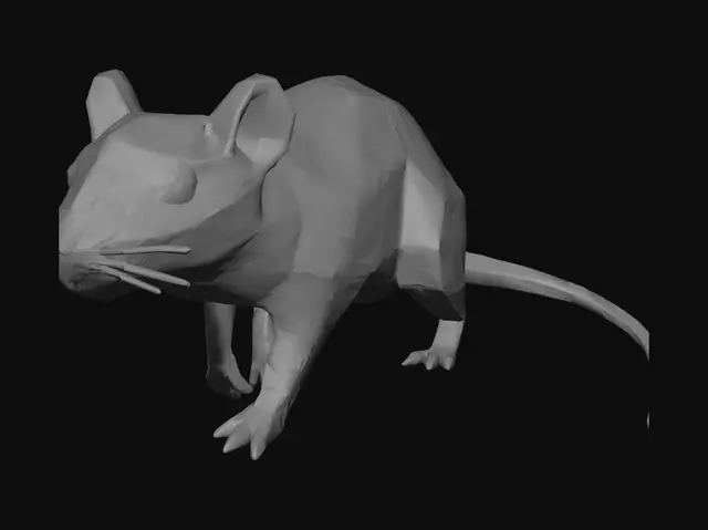 3D model for Low-Poly Rat