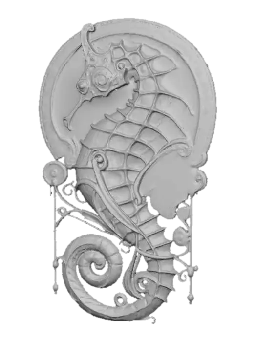 3D model for sea hourse