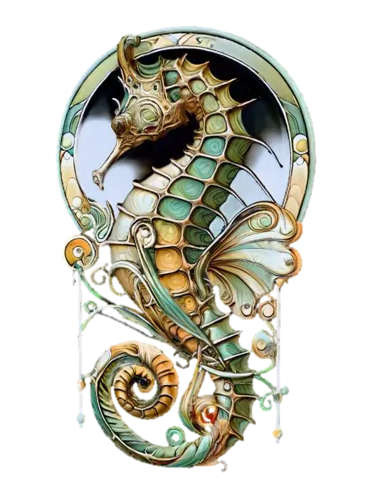 3D model for sea hourse
